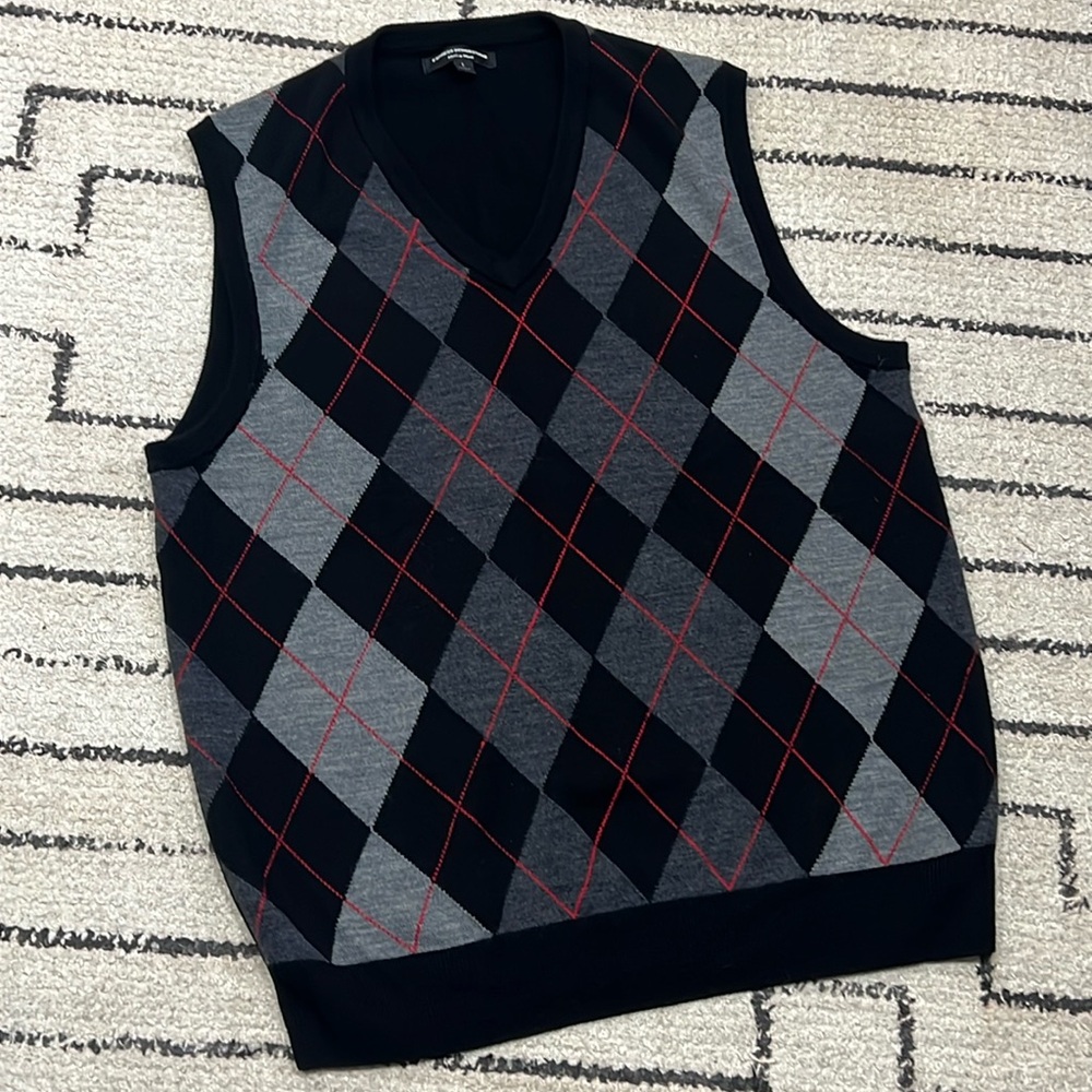 Express Design Studio 100% merino wool vest